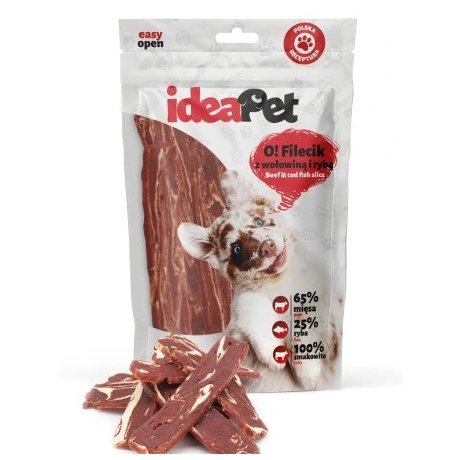 IdeaPet Filet Wołowiny z Rybą dla Psa