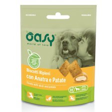 Oasy ciastka dla psów z kaczką i ziemniakami 70g