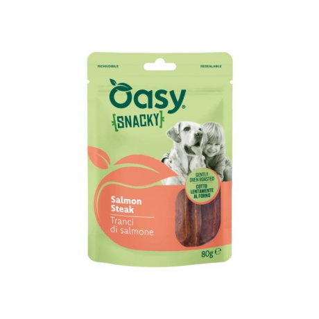 Oasy Snacky Steak z łososia 80g