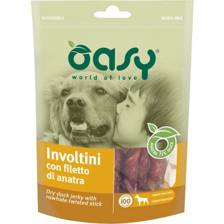 Oasy Twist z kaczki naturalny przysmak dla psa 100g