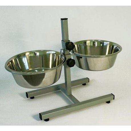 Yarro Stojak Regulowany z miskami różne wymiary