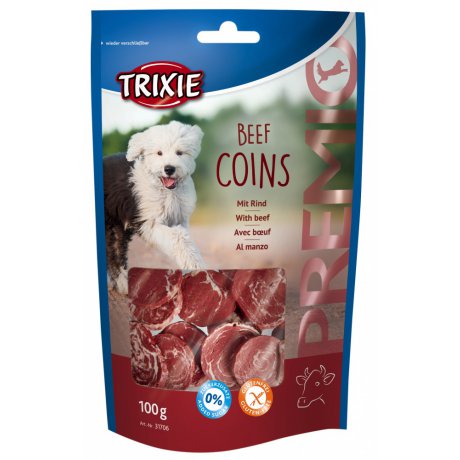 Trixie PREMIO Beef Coins - Bezglutenowy Przysmak z Wołowiną