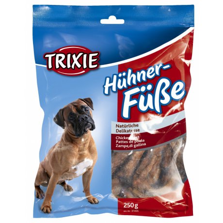 Trixie Gryzak dla Psa - Suszone Kurze Łapki 250g