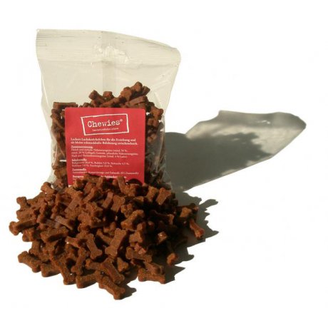 Chewies przysmaki, smakołyki dla psów małe kosteczki z łososiem