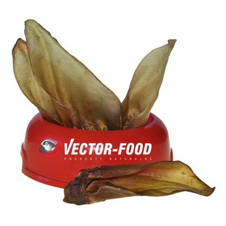 Vector-Food Ucho wołowe suszone duże Gryzak dla psa