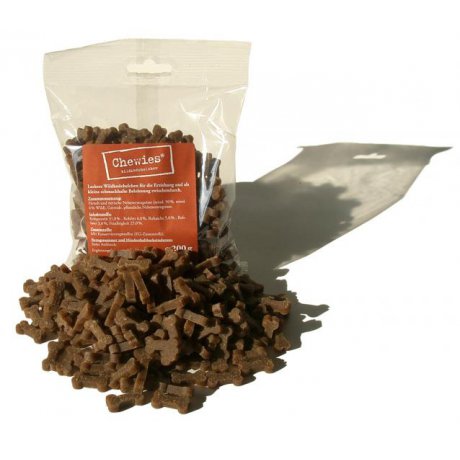 Chewies przysmaki, smakołyki dla psów małe kosteczki z dziczyzny