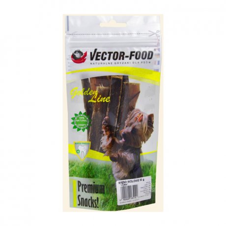 Vector-Food Mięso wołowe Naturalny gryzak dla małych ras