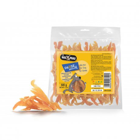Hau&Miau Pause Snack Zakręcone kawałki kurczaka