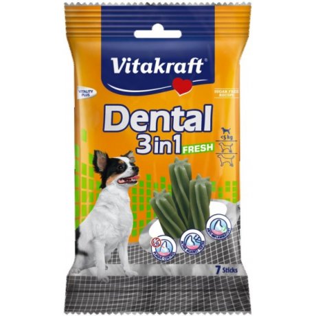 Vitakraft Dental 3in1 Fresh przekąska dentystyczna dla psa
