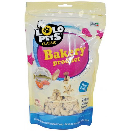 Lolo Pets Ciastka dla psa z łososiem