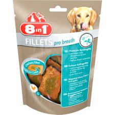 8in1 Fillets Pro Dental Filety z kurczaka z mietą na świeży oddech dla psa
