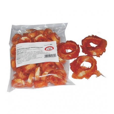 Adbi Krążki z ryby owijane kurczakiem