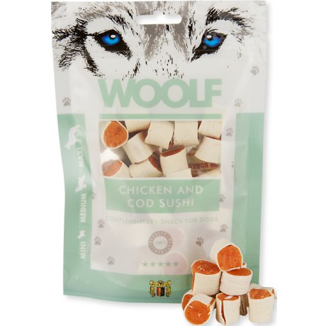 Woolf Chicken and Cod Sushi rolki z kurczaka i dorsza