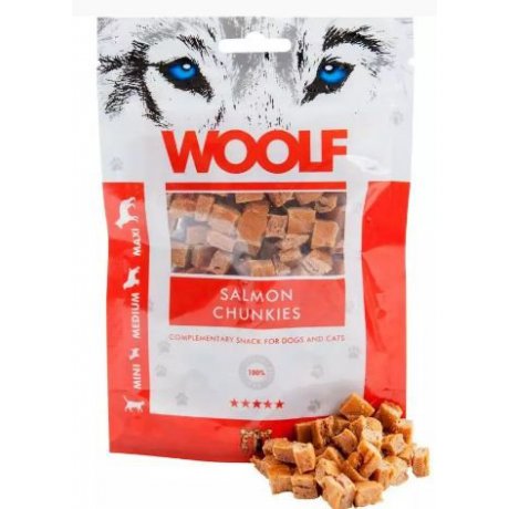 Woolf Salmon Chunkies kąski z łososia