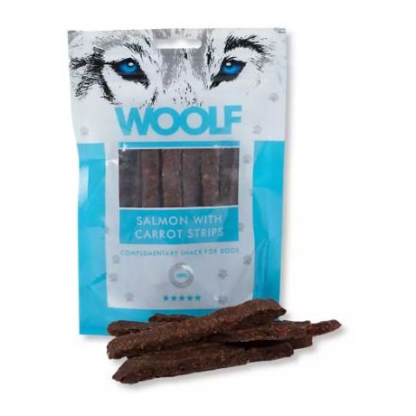Woolf Salmon With Carrot Strips paski z łososiem i marchewką
