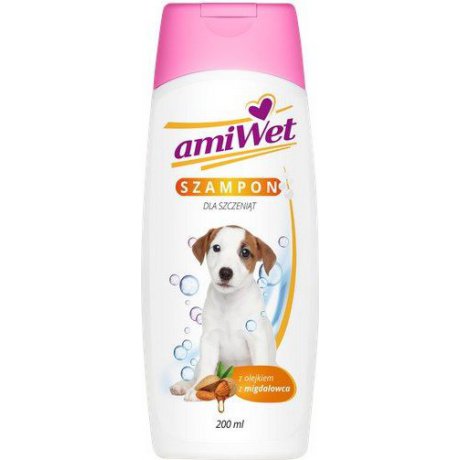 Amiwet Szampon dla szczeniąt z olejkiem migdałowca
