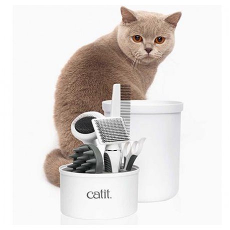 CatIt Zestaw Szczotek dla kotów krótkowłosych