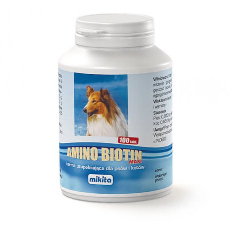 Mikita Amino Biotin Maxi na sierśc dla psa