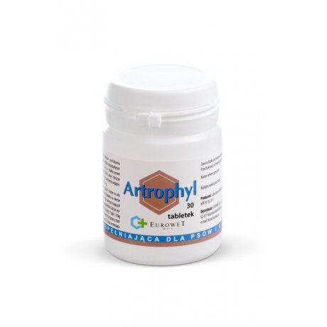EUROWET Artrophyl preparat wspomagający w chorobach zwyrodnieniowych stawów, rekonwalescencji po złamaniach dla psów starszych