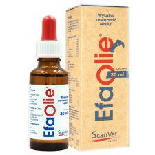 ScanVet Efa Olie - Omega-3 & Omega-6 dla Zdrowej Sierści Psów i Kotów