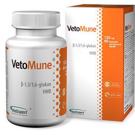 VetExpert VetoMune preparat na wspomaganie odporności humoralnej i komórkowej