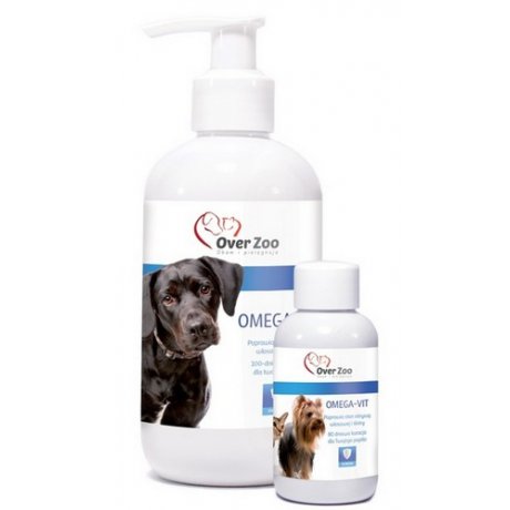 Over Zoo Omega-Vit Suplement diety - poprawa sierści i skóry
