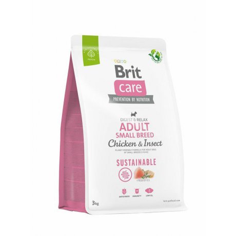 Brit Care Sustainable Adult Small Breed Chicken & Insect