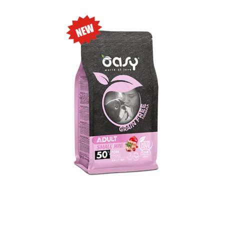 Oasy Grain Free Adult Small-Mini Pork z wieprzowiną