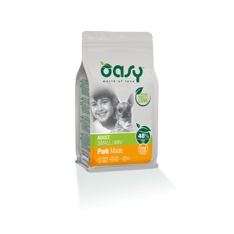 Oasy One Animal Protein Adult Small Mini Pork wieprzowina