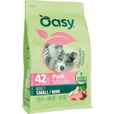 Oasy Original Dog Adult S / Mini karma dla dorosłych psów małych ras z wieprzowiną