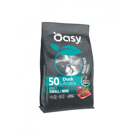 Oasy Grainfree S/Mini bezzbożowa karma dla małych ras z kaczką