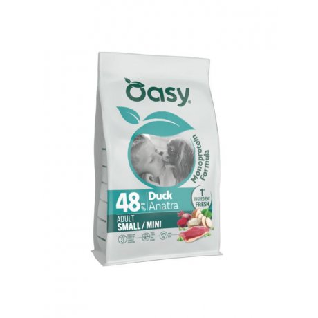 Oasy Monoprotein Adult Small Breed monoproteinowa karma dla dorosłych psów małych ras z kaczką
