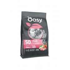 Oasy GrainFree Mono Puppy S / Mini bezzbożowa, monobiałkowa karma dla szczeniąt małych ras wieprzowiną 