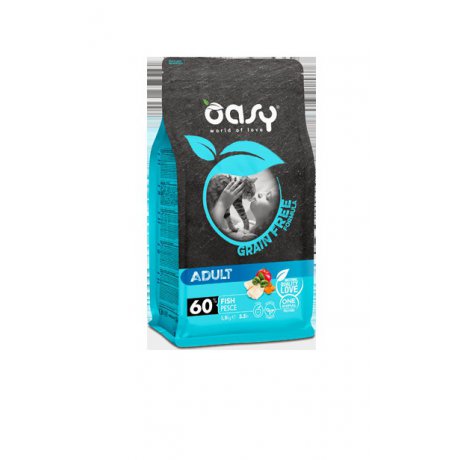 Oasy Grain Free adult Fish bezzbożowa karma dla kotów dorosłych z rybą