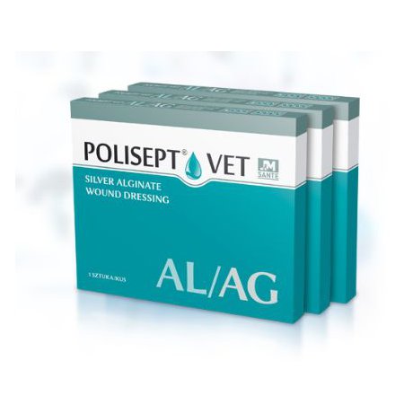 Polisept VET AL/AG - Opatrunek z Alginianem i Srebrem