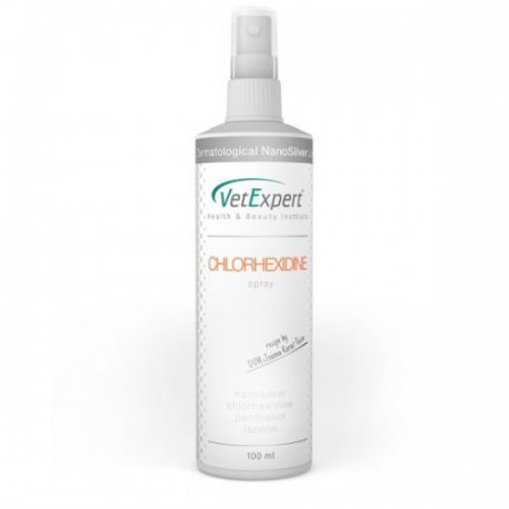 VetExpert Chlorhexidine Spray – skuteczna pielęgnacja skóry psa i kota