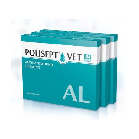 JM Sante Polisept VET AL - Opatrunek z Alginianem dla Zwierząt