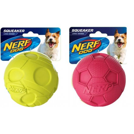 Nerf Dog Squeaker Soccer ball Piszcząca piłka nożna 