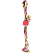 Zolux Lasso Zabawka ze sznura z piłką tenisową z efektem chrupania