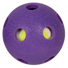 Flamingo Piłeczka TPR z piłką tenisową Zabawka dla psa