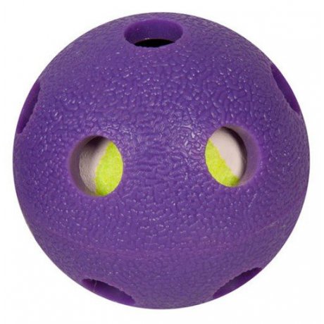 Flamingo Piłeczka TPR z piłką tenisową Zabawka dla psa