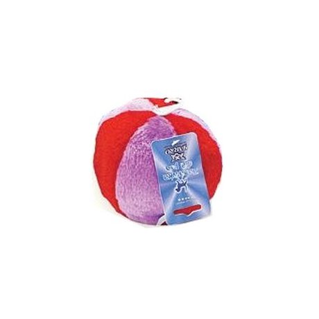 Yarro piłka pluszowa czerwono-fioletowa 