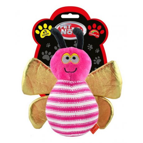 Pet Nova Różowa Pszczoła Pluszowa zabawka dla psa
