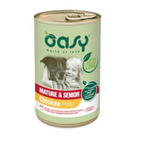 Oasy Lifestage Pate Mature & Senior puszka dla starszych psów z kurczakiem 400g