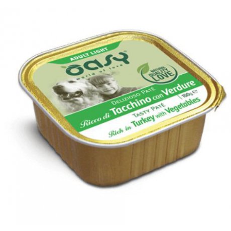 Oasy Deliziozo Tasty Pate Light karma mokra w pasztecie dla psa 150g