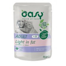 Oasy Lifestage Adult Light Kawałki w sosie saszetka 85g
