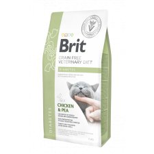 Brit Veterinary Diets Cat Grain Free Diabetes z kurczakiem i groszkiem