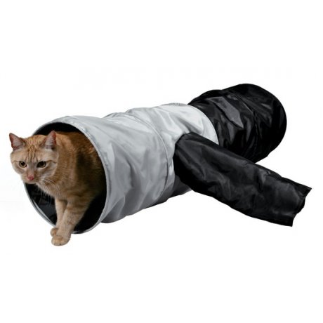 Trixie tunel Nylonowy dla kota - Daj swojemu kotu niekończoną zabawę i radość z tego nylonowego tunelu!