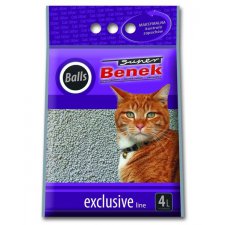 Super Benek Exclusive Balls - Naturalny Żwirek Bentonitowy