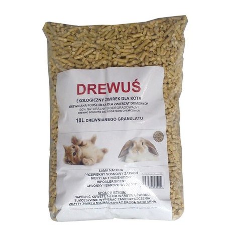 Drewuś żwirek drewniany